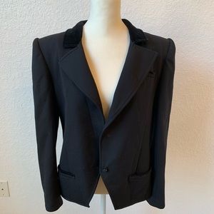 Valentino Boutique vintage tuxedo jackets with velvet trim.